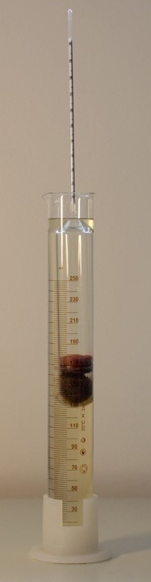 Hydrometer with Sugar